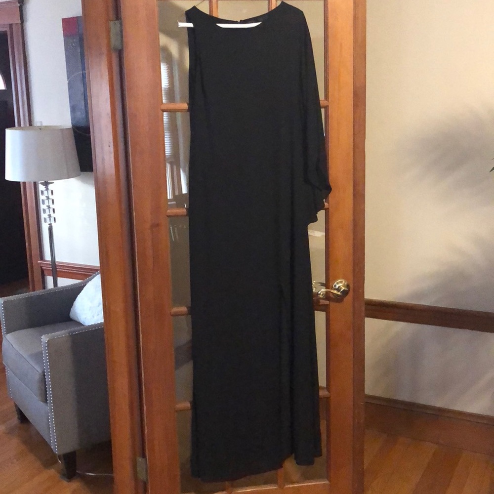Beautiful BCBG long black dress!!!!